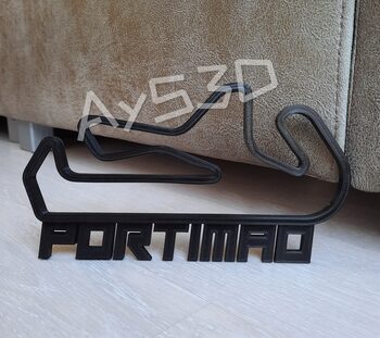 CIRCUITO PORTIMAO ALGARVE Decorativo pared para zona gamer de Formula 1 Moto GP