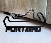 CIRCUITO PORTIMAO ALGARVE Decorativo pared para zona gamer de Formula 1 Moto GP