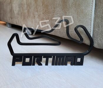 CIRCUITO PORTIMAO ALGARVE Decorativo pared para zona gamer de Formula 1 Moto GP