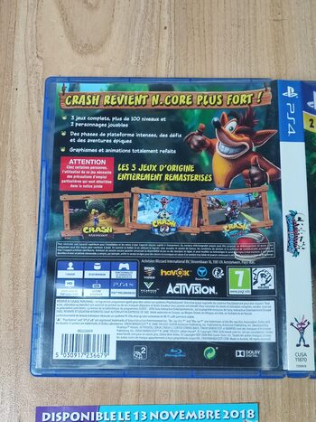 Buy Crash Bandicoot N. Sane Trilogy PlayStation 4