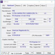 MSI Z170A GAMING PRO CARBON Intel Z170 ATX DDR4 LGA1151 3 x PCI-E x16 Slots Motherboard