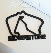 Buy CIRCUITO SILVERSTONE decorativo de pared para zona gamer de Formula 1 F1 Moto GP