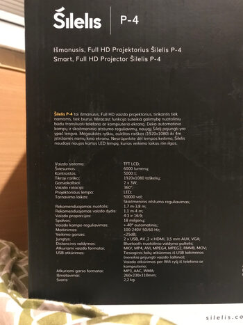 projektorius silelis p 4