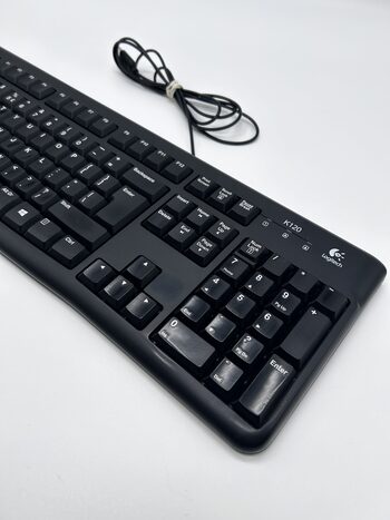 Buy Originali Logitech K120 Membraninė USB Darbo / Ofiso Klaviatūra