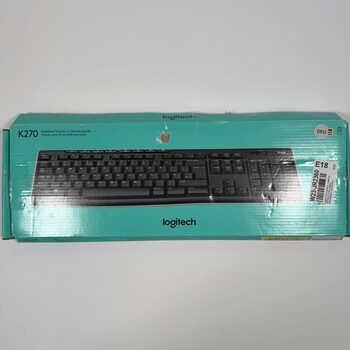 Logitech K270 Wireless Keyboard for Windows 2.4 GHz Wireless Full-Size Numpad