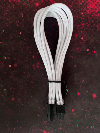 8pin extension cable white