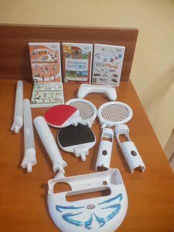 Juegos Wii con sus accesorios