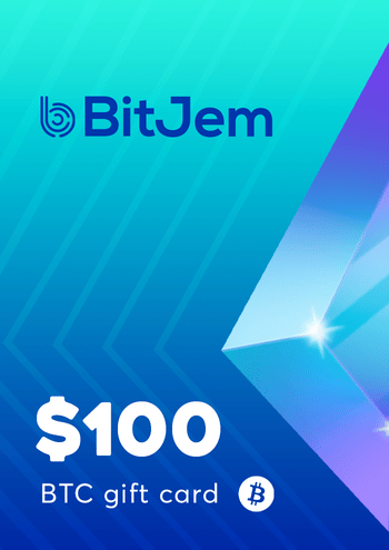 BitJem Bitcoin Gift Card 100 USD Key GLOBAL