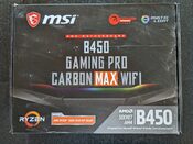 MSI B450 GAMING PRO CARBON MAX WIFI AMD B450 ATX DDR4 AM4 2 x PCI-E x16 Slots Motherboard for sale