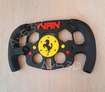 Get MOD F1 PERSONALIZADO con TU NOMBRE de FERRARI para Volante Logitech G29 G923 Ps 