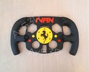 MOD F1 PERSONALIZADO con TU NOMBRE de FERRARI para Volante Logitech G29 G923 Ps  for sale