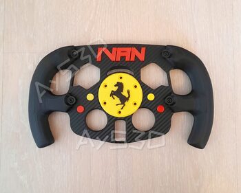 MOD F1 PERSONALIZADO con TU NOMBRE de FERRARI para Volante Logitech G29 G923 Ps  for sale