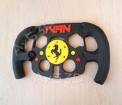 MOD F1 PERSONALIZADO con TU NOMBRE de FERRARI para Volante Logitech G29 G923 Ps 