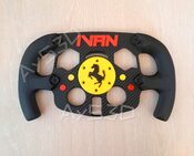 MOD F1 PERSONALIZADO con TU NOMBRE de FERRARI para Volante Logitech G29 G923 Ps 