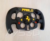 MOD F1 PERSONALIZADO con TU NOMBRE de FERRARI para Volante Logitech G29 G923 Ps 