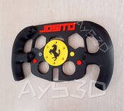 MOD F1 PERSONALIZADO con TU NOMBRE de FERRARI para Volante Logitech G29 G923 Ps 