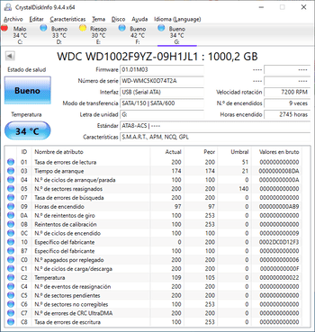 Western Digital Se 1 TB HDD Storage for sale