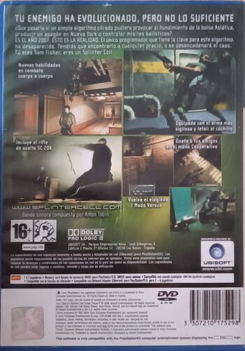 Buy Tom Clancy's Splinter Cell Chaos Theory PlayStation 2