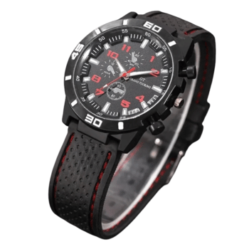 Get Reloj Para Hombre Deportivo Negro Con Rojo GT F1