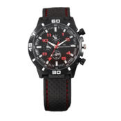 Reloj Para Hombre Deportivo Negro Con Rojo GT F1