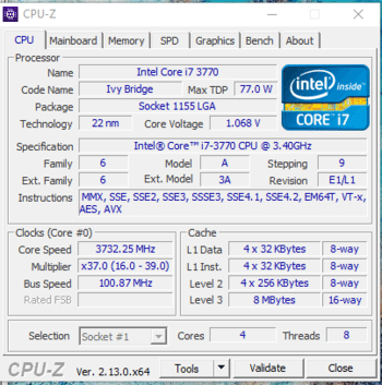 Buy Intel Core i7-3770 3.4 GHz LGA1155 Quad-Core CPU