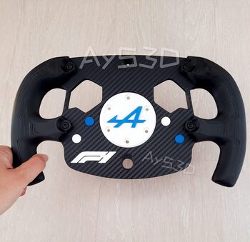 MOD F1 Formula 1 ALPINE xa Volante Logitech G920 Xbox Posición Logo F1 a elegir