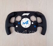 MOD F1 Formula 1 ALPINE xa Volante Logitech G920 Xbox Posición Logo F1 a elegir