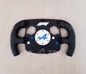 MOD F1 Formula 1 ALPINE xa Volante Logitech G920 Xbox Posición Logo F1 a elegir