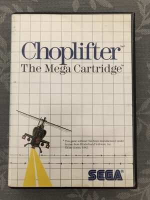 Choplifter SEGA Master System