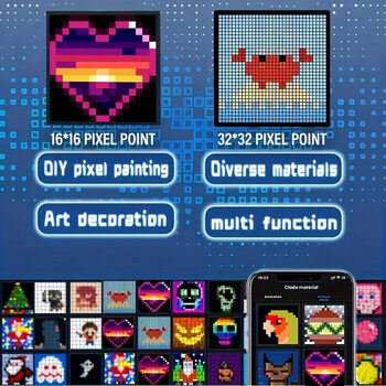 Redeem Pikselinė Lempa / Rėmelis PIXEL FRAME 32x32