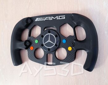 MOD F1 Formula 1 MERCEDES AMG para Volante Logitech G29 y G923 de PS PlayStation