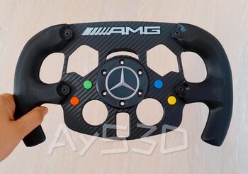 MOD F1 Formula 1 MERCEDES AMG para Volante Logitech G29 y G923 de PS PlayStation