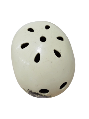 Casco limar color crema skate Patinete bicicleta for sale