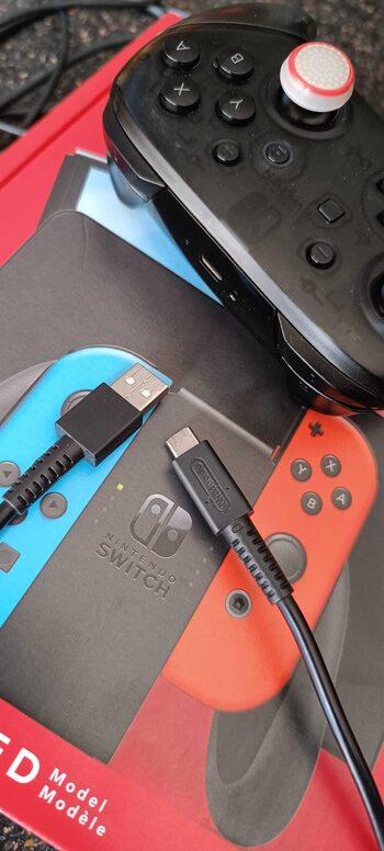Get Nintendo Switch OLED, Blue & Red, 64GB