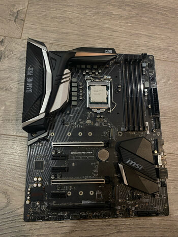 MSI Z370 GAMING PRO CARBON + i5-8600k