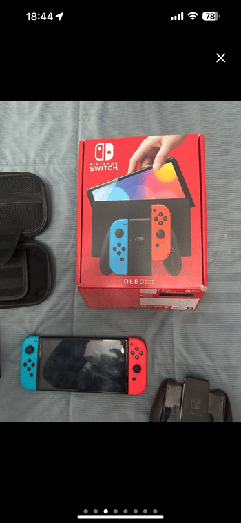 Redeem Nintendo Switch OLED, Blue & Red, 64GB