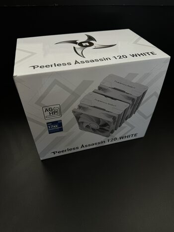 Peerless Assassin 120 Baltas AM4/AM5 LGA1700 LGA1200 Dual Tower CPU aušintuvas