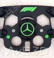 MOD F1 Formula 1 MERCEDES para Volante Logitech G29 y G923 de PS PlayStation 