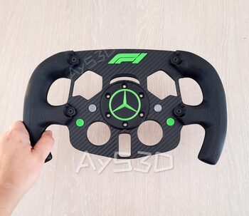 MOD F1 Formula 1 MERCEDES para Volante Logitech G29 y G923 de PS PlayStation 