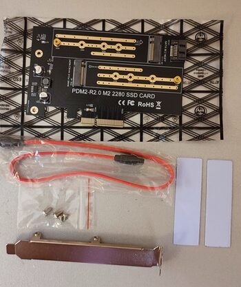 M.2 card PCIe x1