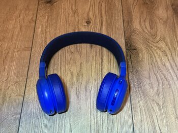 Belaidės Bluetooth mėlynos ausinės JBL E45BT