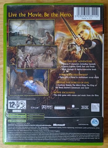 The Lord of the Rings: The Return of the King Xbox