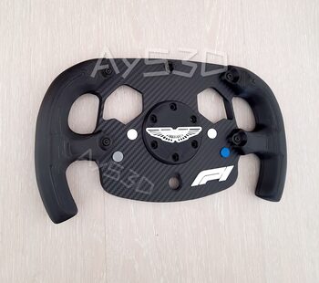 MOD F1 ASTON MARTIN Posición Logo F1 a elegir para Volante Logitech G920 de Xbox