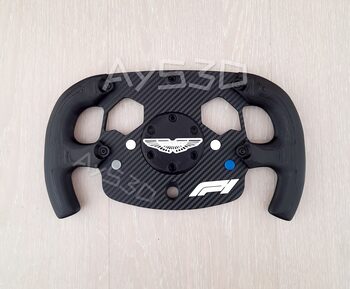 MOD F1 ASTON MARTIN Posición Logo F1 a elegir para Volante Logitech G920 de Xbox