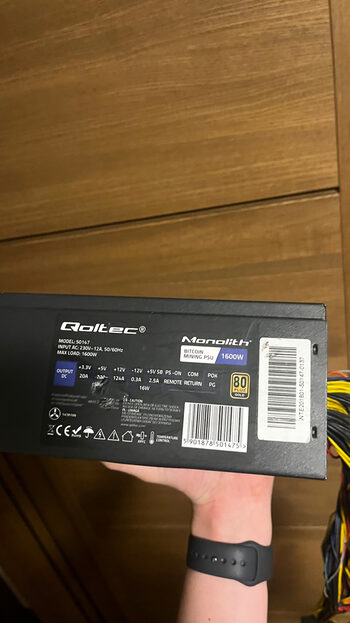 Qoltec 80+ GOLD 1600w