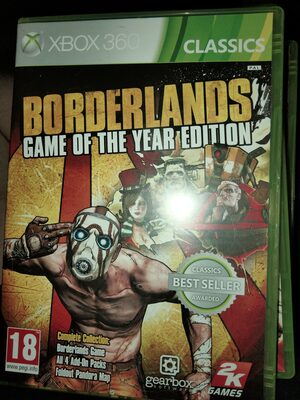 Borderlands Game Of The Year Edition Xbox 360