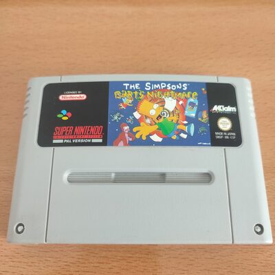 The Simpsons: Bart's Nightmare SNES