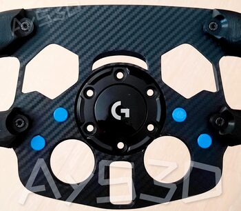 MOD F1 Formula 1 para Volante Logitech G29 y G923 de PS PlayStation y PC AZUL