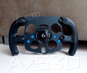 MOD F1 Formula 1 para Volante Logitech G29 y G923 de PS PlayStation y PC AZUL