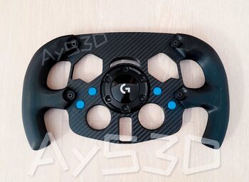 MOD F1 Formula 1 para Volante Logitech G29 y G923 de PS PlayStation y PC AZUL